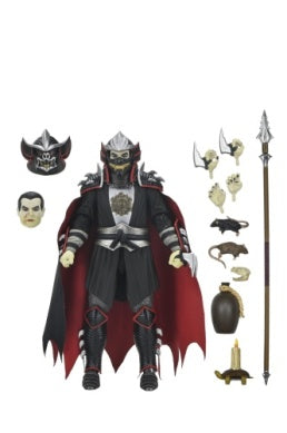 UNIVERSAL MONSTERS/TEENAGE MUTANT NINJA TURTLES - 7 IN SCALE ACTION FIGURE - SHREDDER AS DRACULA (CLASSIC COLORS)