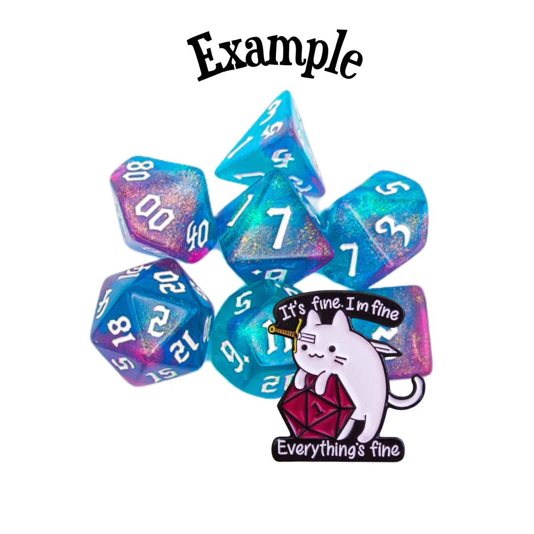 Mystery Dice Goblin Mystery Dice & Pin Bag