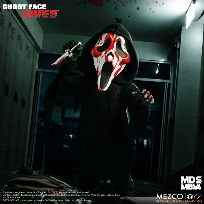 PRE-ORDER Mezco MDS Mega Scale Bloody Ghost Face 15-Inch Figure