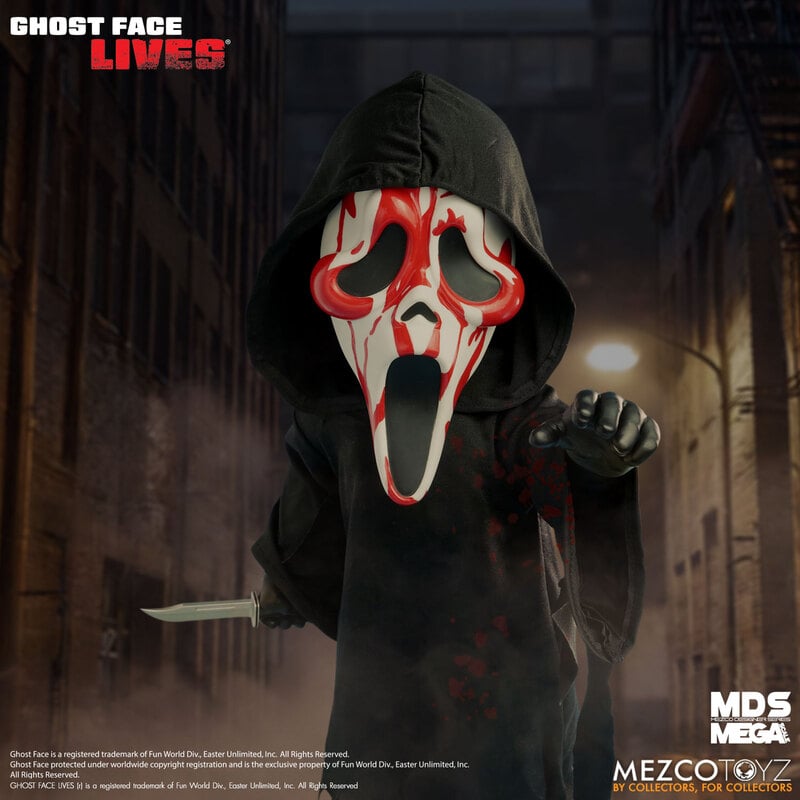 PRE-ORDER Mezco MDS Mega Scale Bloody Ghost Face 15-Inch Figure