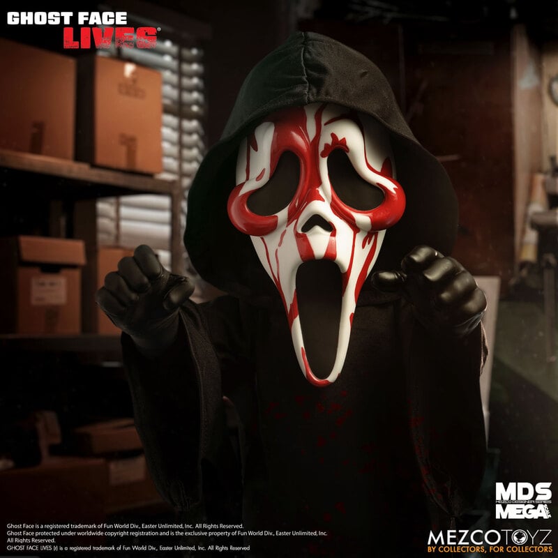 PRE-ORDER Mezco MDS Mega Scale Bloody Ghost Face 15-Inch Figure