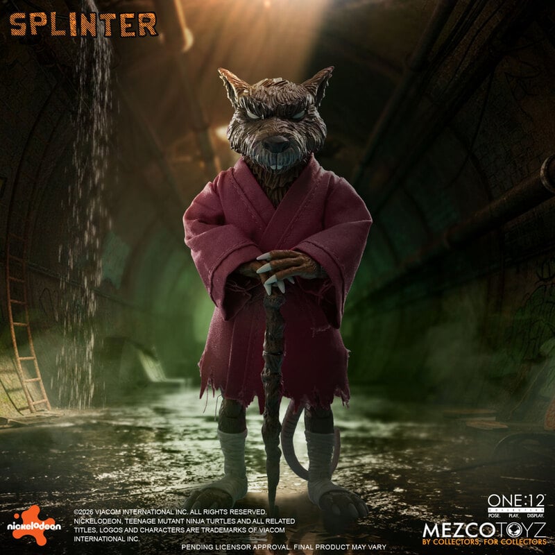 PRE-ORDER Mezco One:12 Collective Teenage Mutant Ninja Turtles Splinter