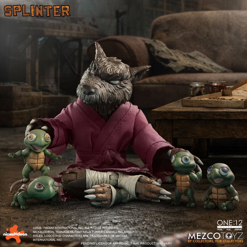 PRE-ORDER Mezco One:12 Collective Teenage Mutant Ninja Turtles Splinter