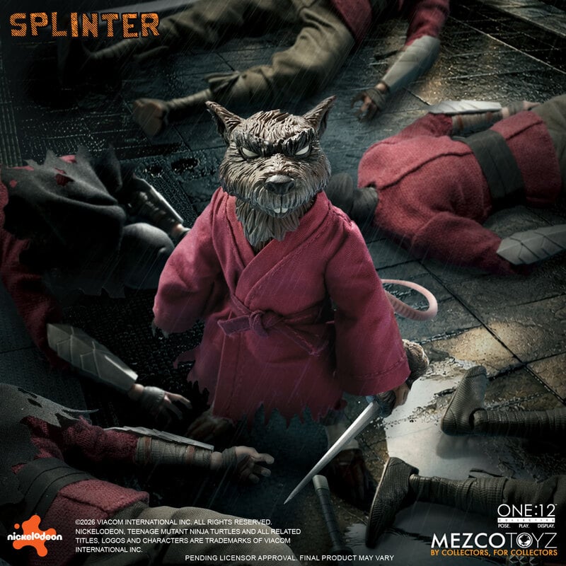 PRE-ORDER Mezco One:12 Collective Teenage Mutant Ninja Turtles Splinter