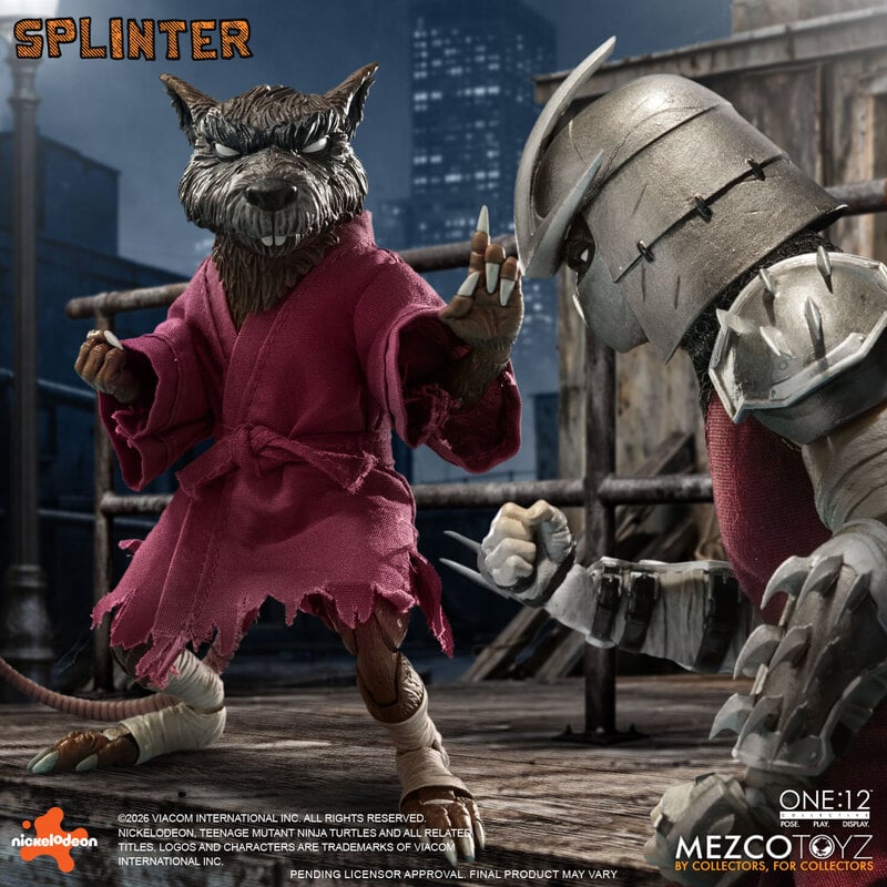 PRE-ORDER Mezco One:12 Collective Teenage Mutant Ninja Turtles Splinter