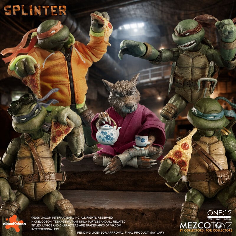 PRE-ORDER Mezco One:12 Collective Teenage Mutant Ninja Turtles Splinter