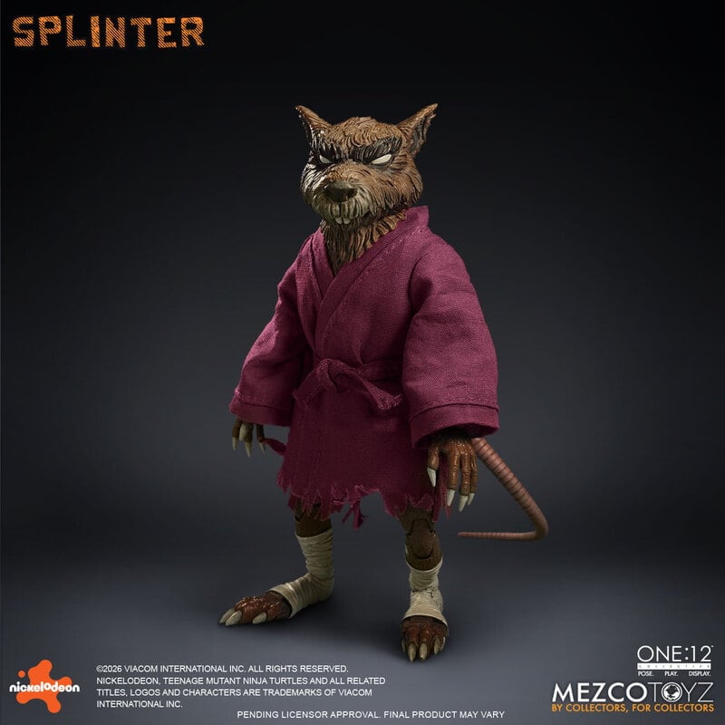 PRE-ORDER Mezco One:12 Collective Teenage Mutant Ninja Turtles Splinter
