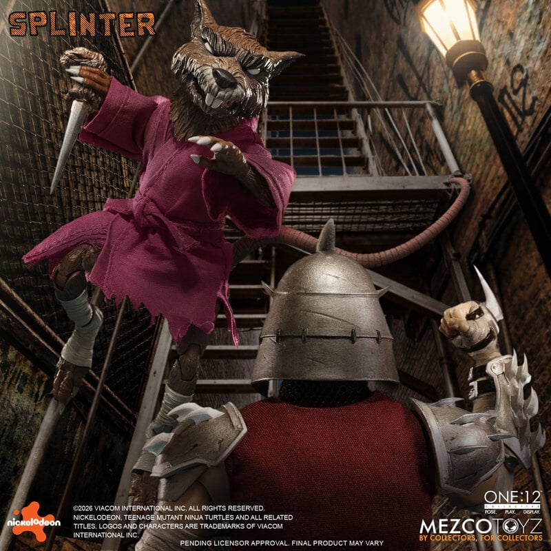 PRE-ORDER Mezco One:12 Collective Teenage Mutant Ninja Turtles Splinter