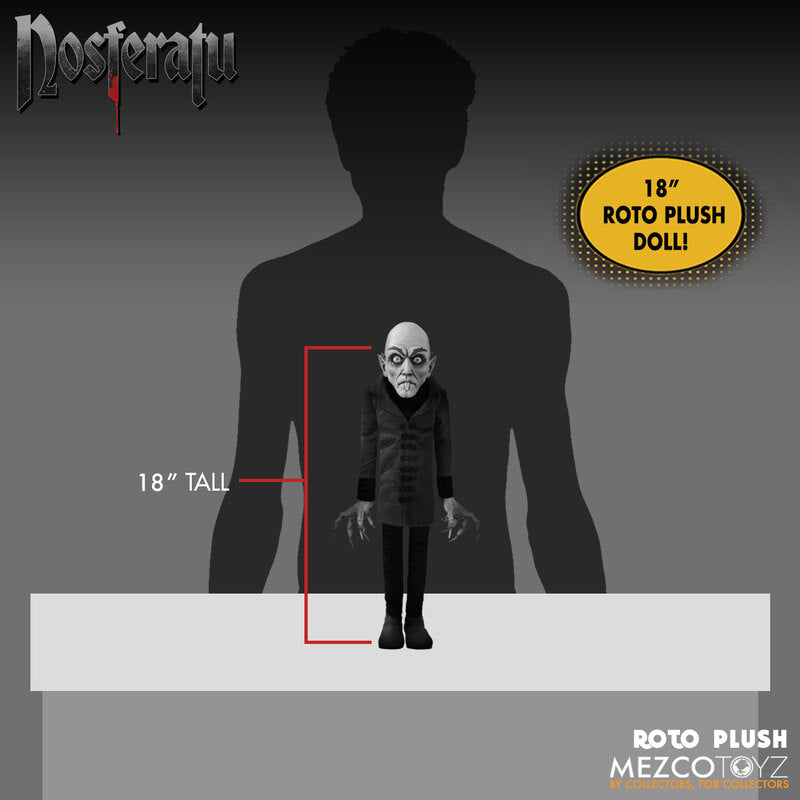 PRE-ORDER Mezco Toyz Nosferatu MDS Roto Plush