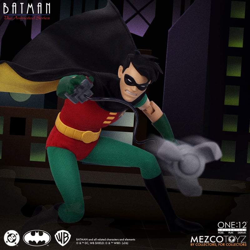 PRE-ORDER Mezco One:12 Collective Batman: The Animated Series Robin Action Figure