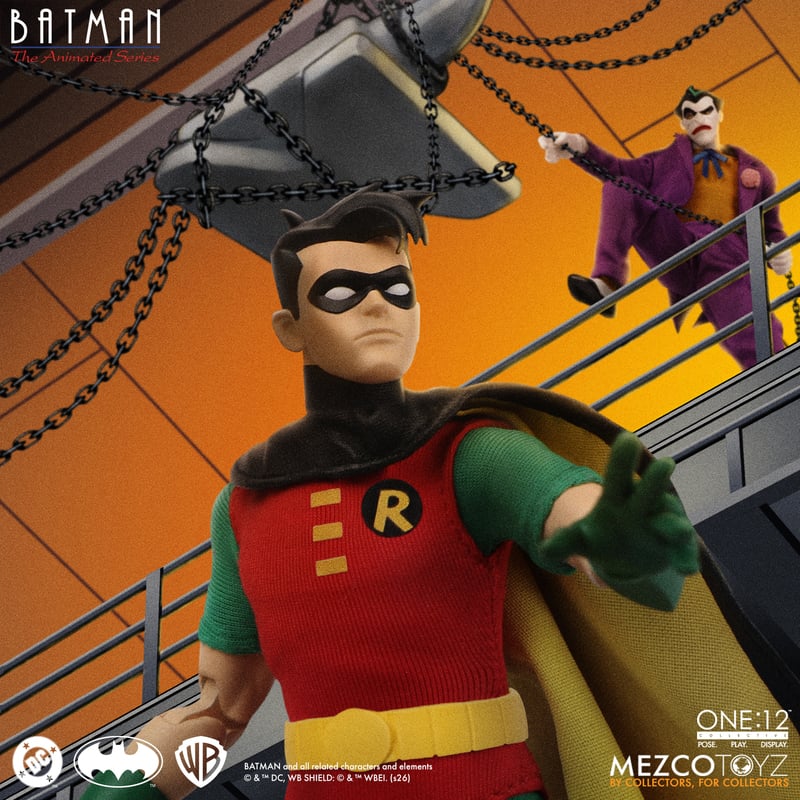 PRE-ORDER Mezco One:12 Collective Batman: The Animated Series Robin Action Figure