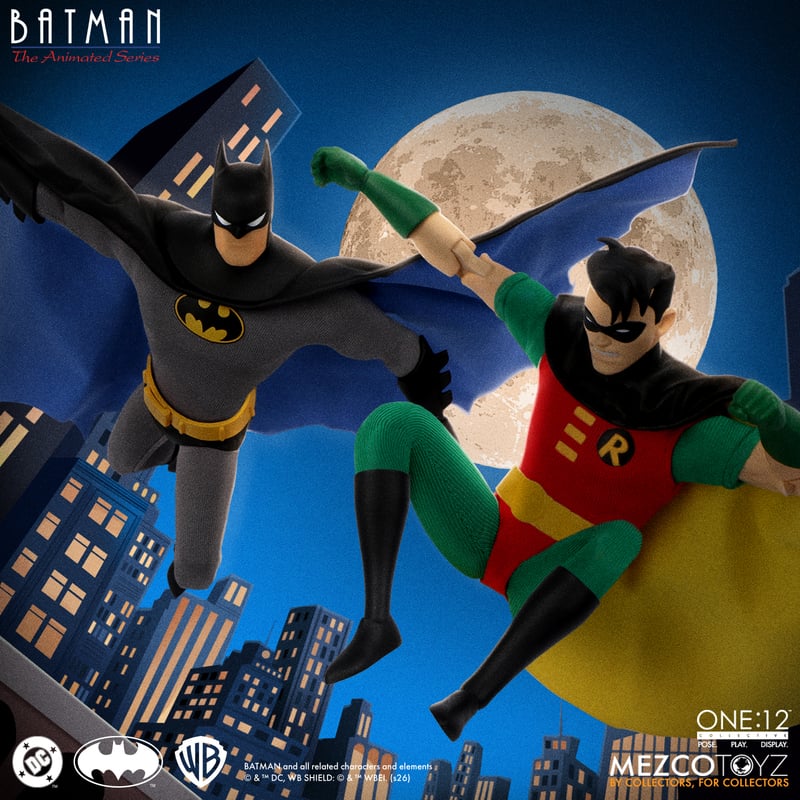 PRE-ORDER Mezco One:12 Collective Batman: The Animated Series Robin Action Figure