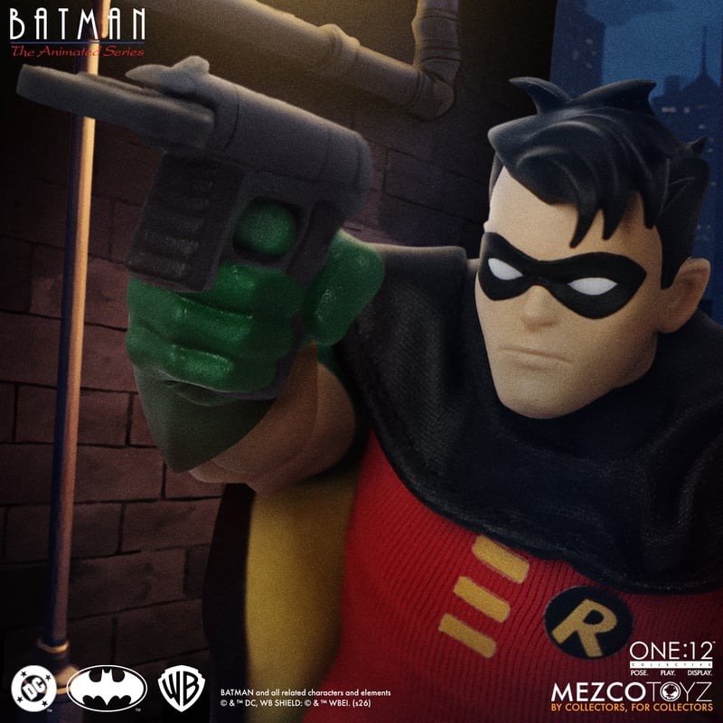 PRE-ORDER Mezco One:12 Collective Batman: The Animated Series Robin Action Figure