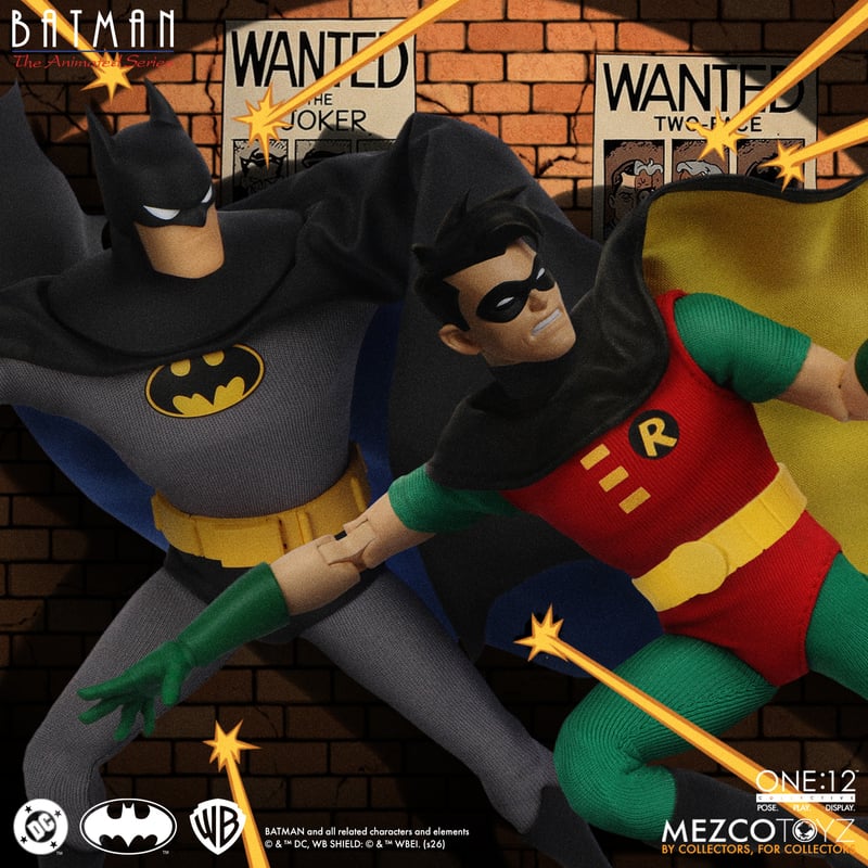 PRE-ORDER Mezco One:12 Collective Batman: The Animated Series Robin Action Figure