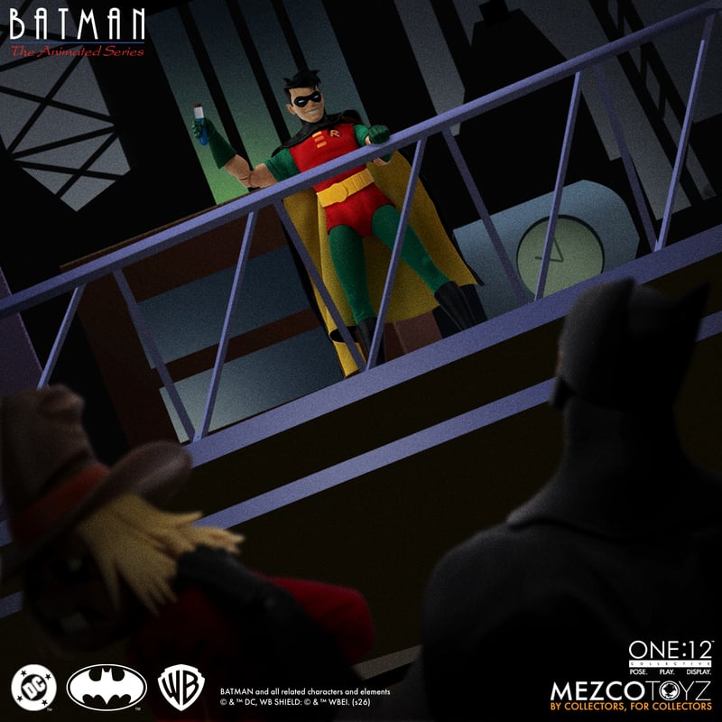 PRE-ORDER Mezco One:12 Collective Batman: The Animated Series Robin Action Figure