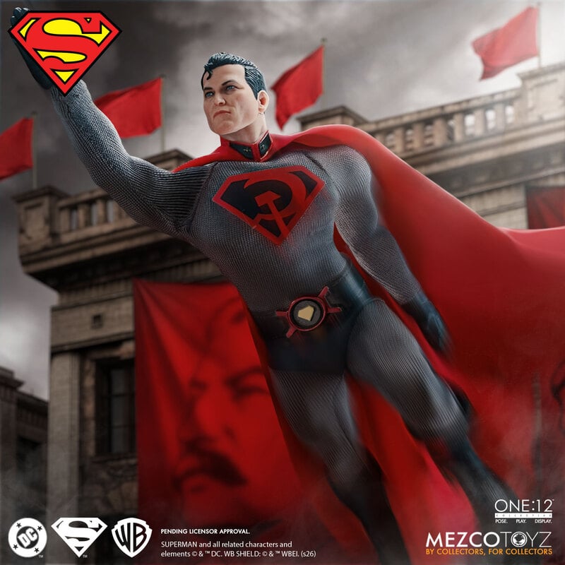 PRE-ORDER Mezco One:12 Collective DC Comics Red Son Superman Action Figure