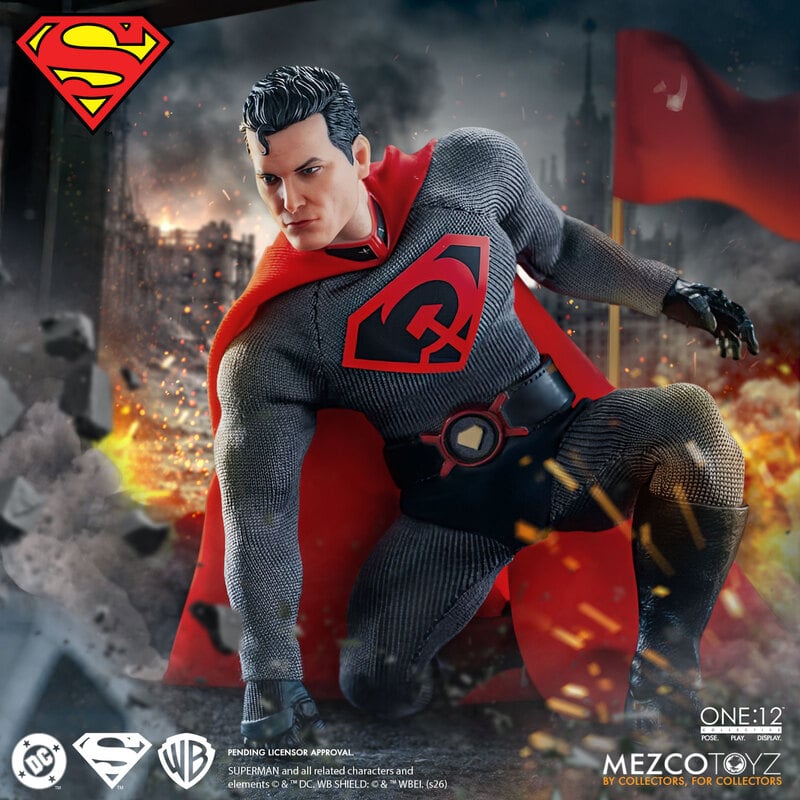 PRE-ORDER Mezco One:12 Collective DC Comics Red Son Superman Action Figure