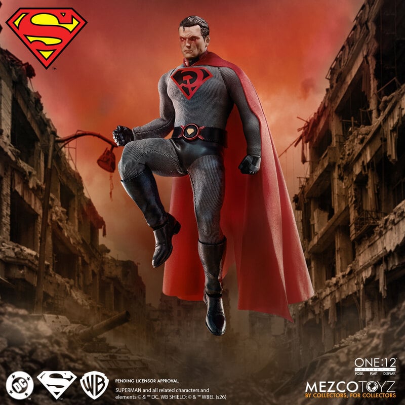 PRE-ORDER Mezco One:12 Collective DC Comics Red Son Superman Action Figure