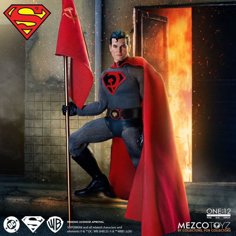 PRE-ORDER Mezco One:12 Collective DC Comics Red Son Superman Action Figure