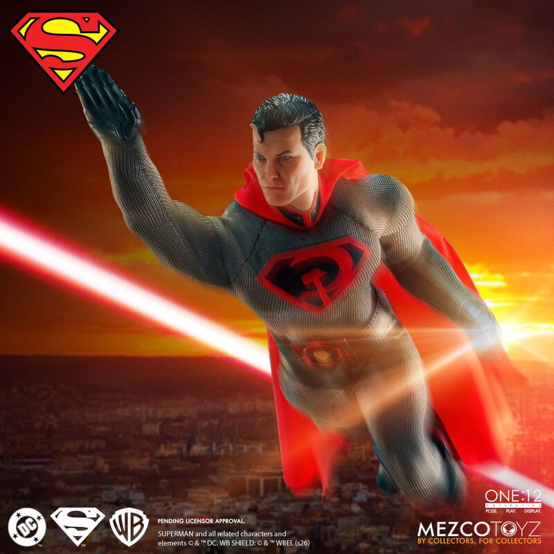PRE-ORDER Mezco One:12 Collective DC Comics Red Son Superman Action Figure