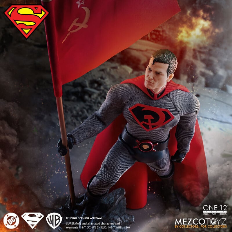 PRE-ORDER Mezco One:12 Collective DC Comics Red Son Superman Action Figure