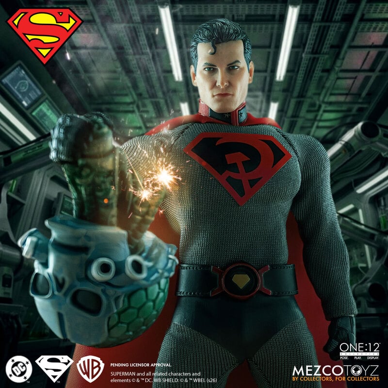 PRE-ORDER Mezco One:12 Collective DC Comics Red Son Superman Action Figure