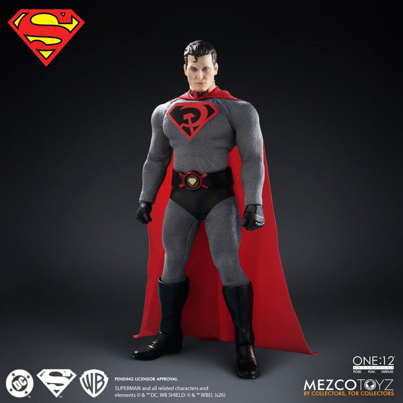 PRE-ORDER Mezco One:12 Collective DC Comics Red Son Superman Action Figure