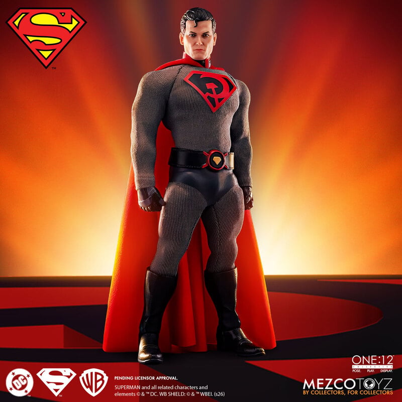 PRE-ORDER Mezco One:12 Collective DC Comics Red Son Superman Action Figure