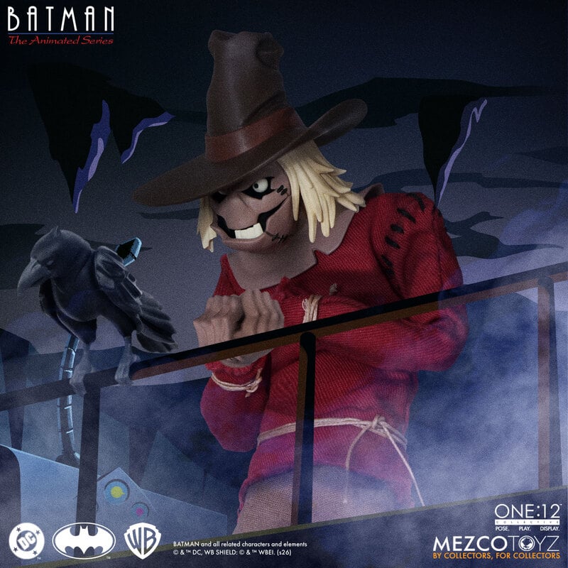 PRE-ORDER Mezco Toyz ONE:12 Collective DC Batman The Animated Series Scarecrow Figure