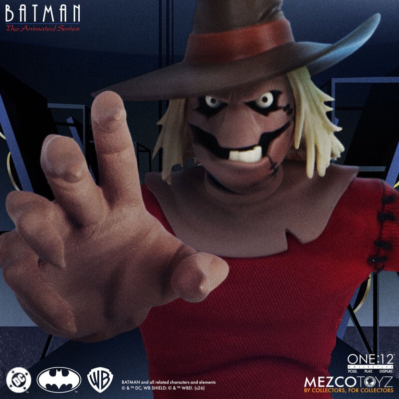 PRE-ORDER Mezco Toyz ONE:12 Collective DC Batman The Animated Series Scarecrow Figure