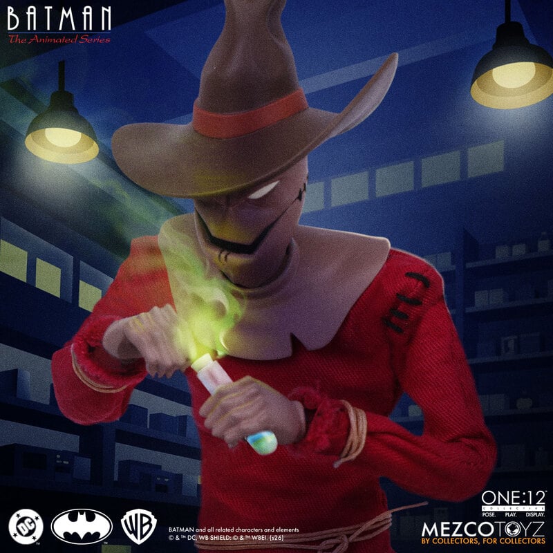 PRE-ORDER Mezco Toyz ONE:12 Collective DC Batman The Animated Series Scarecrow Figure