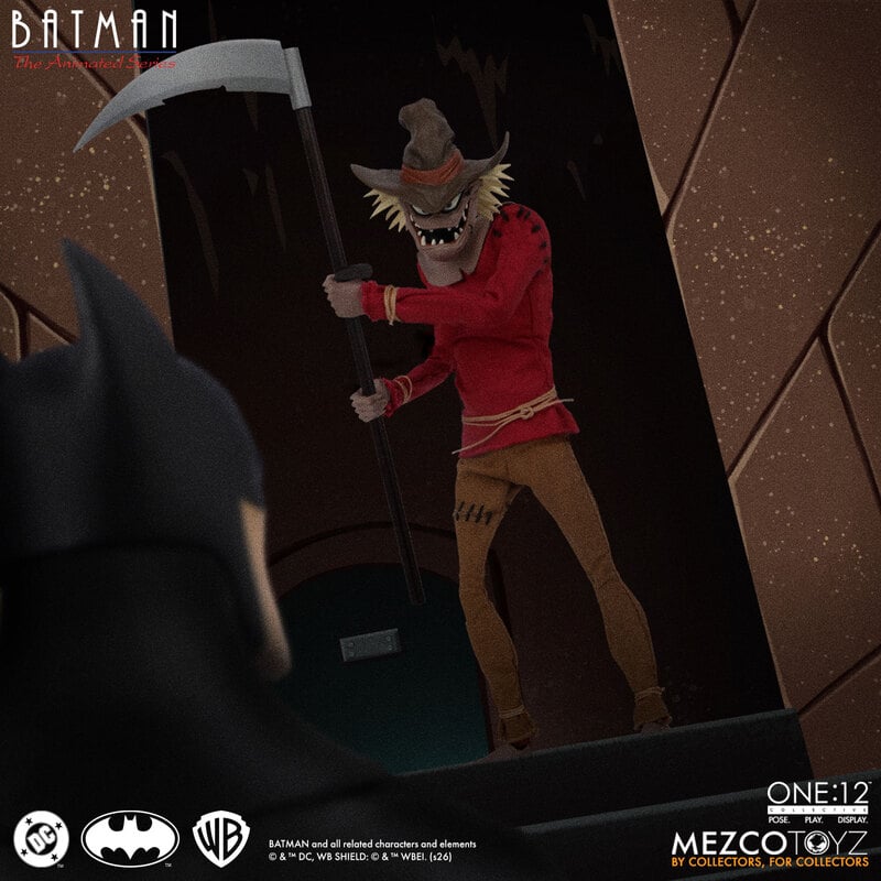 PRE-ORDER Mezco Toyz ONE:12 Collective DC Batman The Animated Series Scarecrow Figure