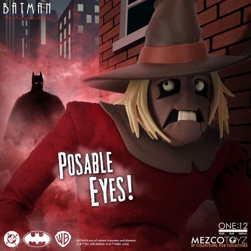 PRE-ORDER Mezco Toyz ONE:12 Collective DC Batman The Animated Series Scarecrow Figure