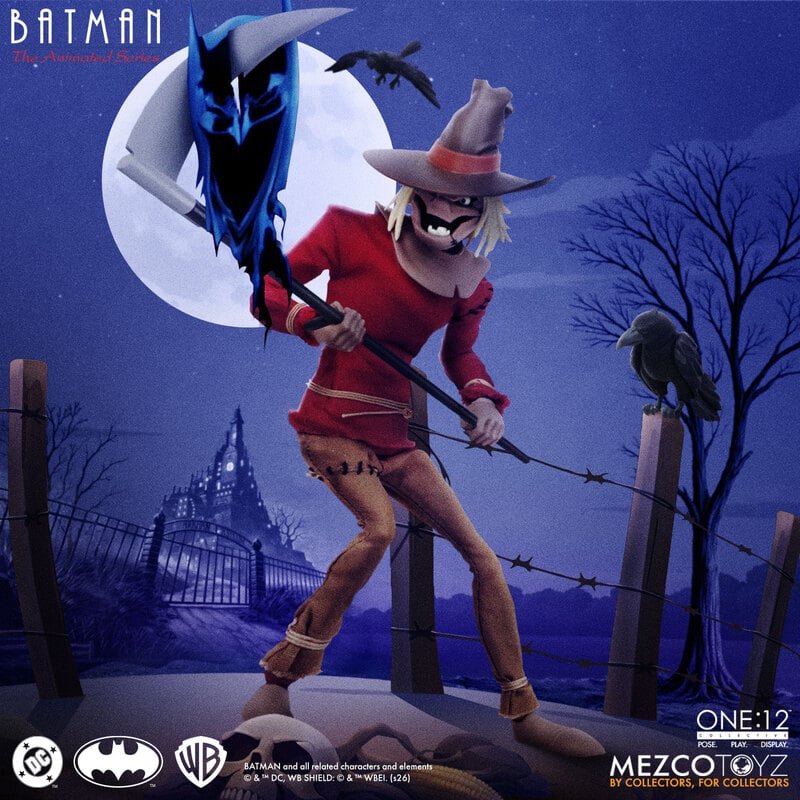 PRE-ORDER Mezco Toyz ONE:12 Collective DC Batman The Animated Series Scarecrow Figure