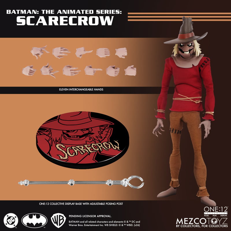 PRE-ORDER Mezco Toyz ONE:12 Collective DC Batman The Animated Series Scarecrow Figure