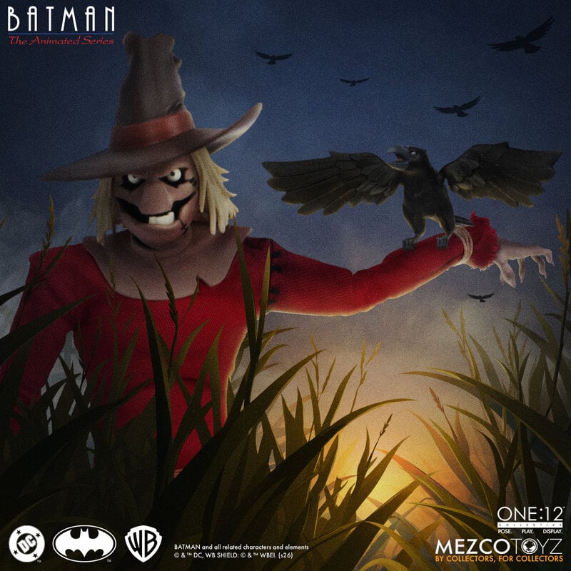 PRE-ORDER Mezco Toyz ONE:12 Collective DC Batman The Animated Series Scarecrow Figure