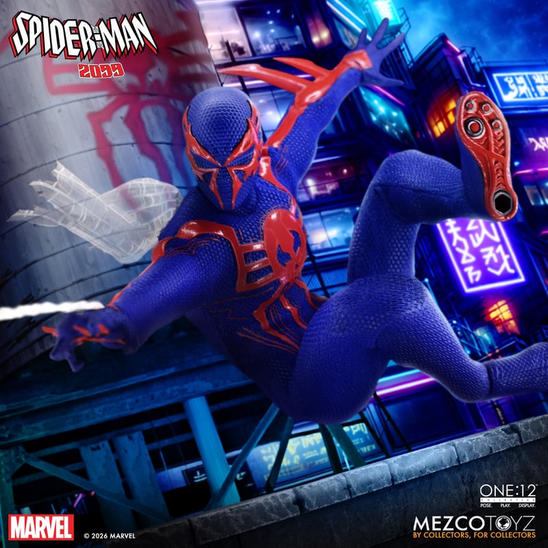 PRE-ORDER Mezco Toyz One:12 Marvel Spider-Man 2099 Action Figure