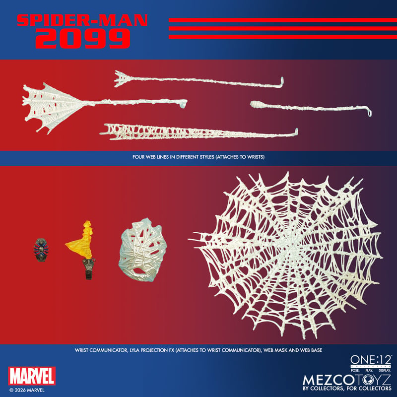 PRE-ORDER Mezco Toyz One:12 Marvel Spider-Man 2099 Action Figure