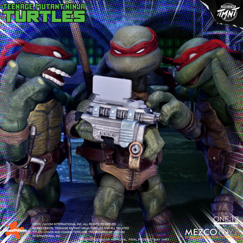 PRE-ORDER Mezco One:12 Collective Teenage Mutant Ninja Turtles Boxed Set