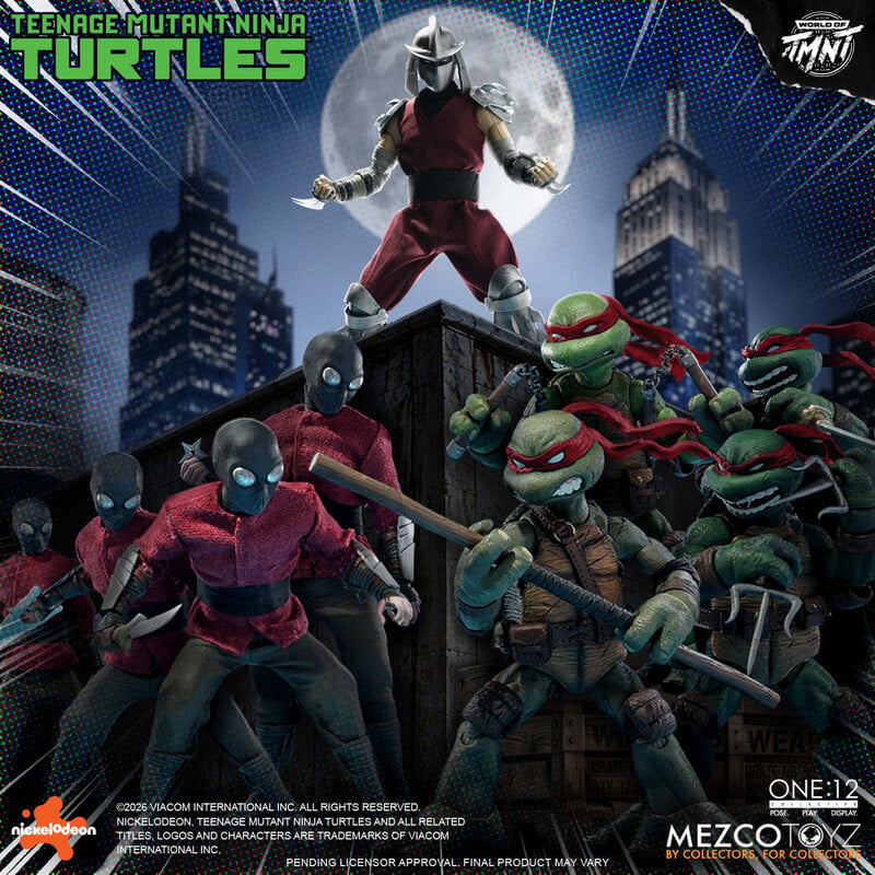 PRE-ORDER Mezco One:12 Collective Teenage Mutant Ninja Turtles Boxed Set