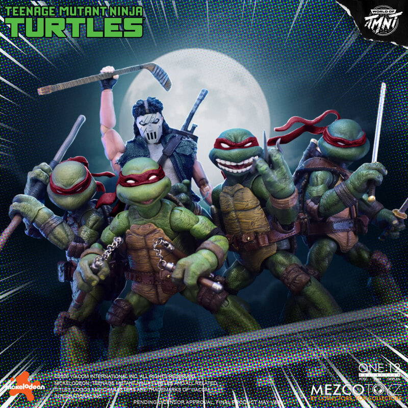 PRE-ORDER Mezco One:12 Collective Teenage Mutant Ninja Turtles Boxed Set