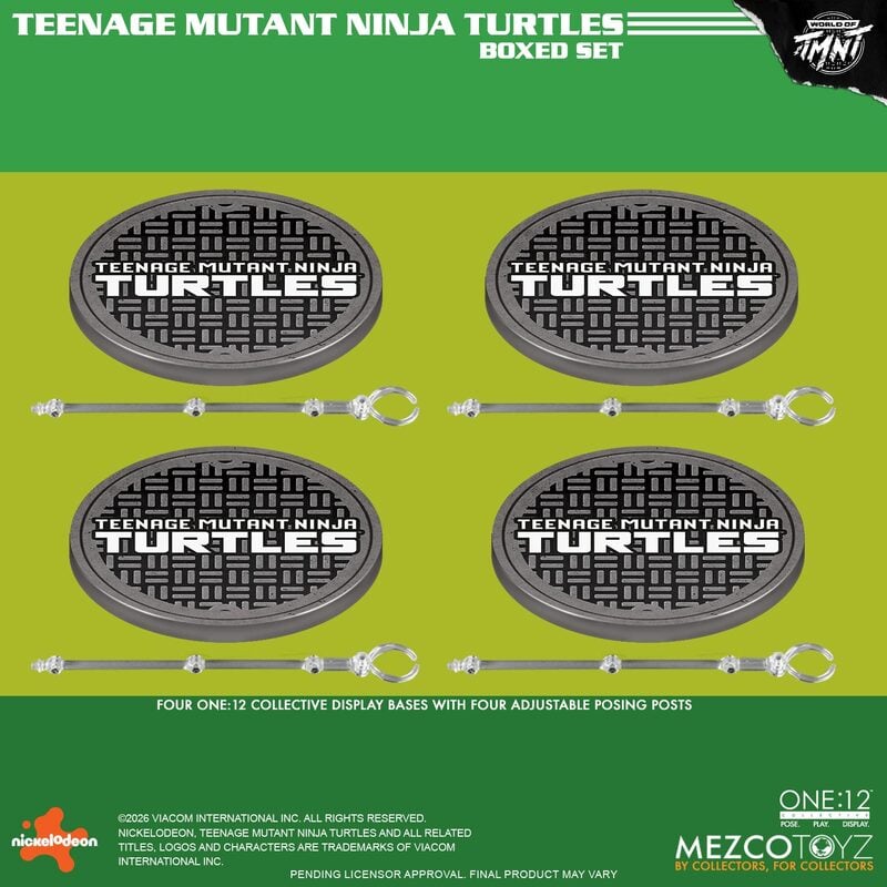PRE-ORDER Mezco One:12 Collective Teenage Mutant Ninja Turtles Boxed Set