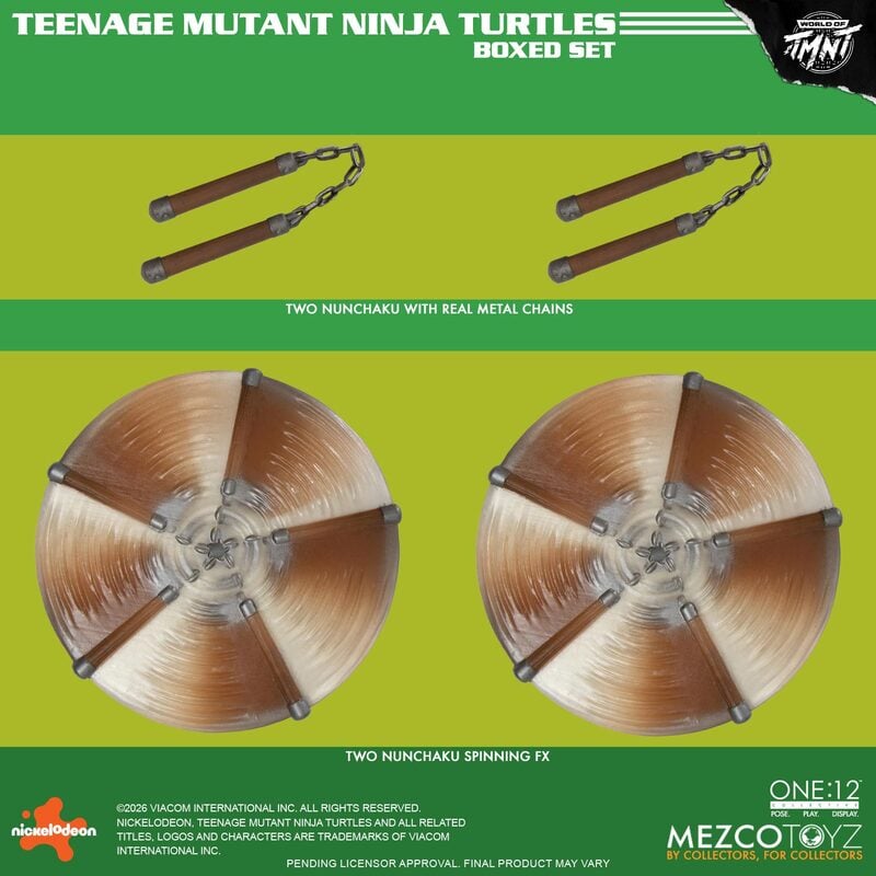 PRE-ORDER Mezco One:12 Collective Teenage Mutant Ninja Turtles Boxed Set
