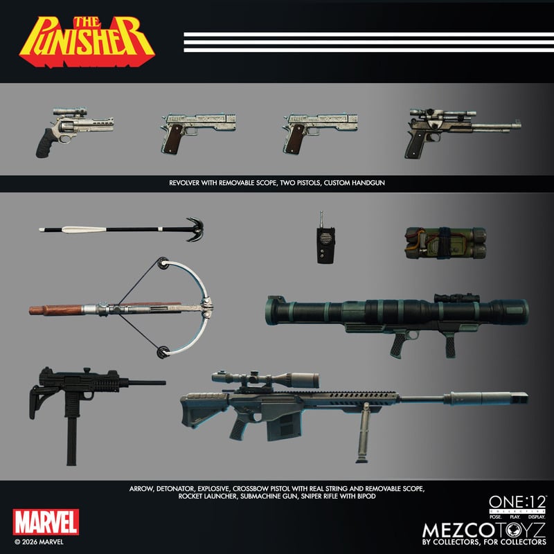 PRE-ORDER Mezco Toyz One:12 Collective Punisher