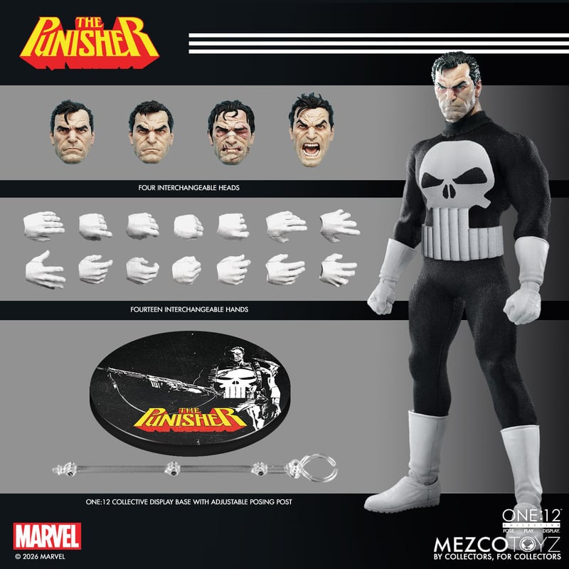 PRE-ORDER Mezco Toyz One:12 Collective Punisher