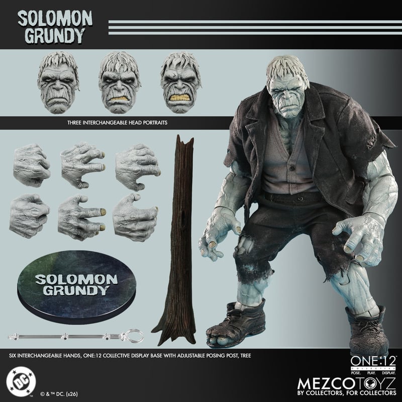 PRE-ORDER Mezco Toyz One:12 Collective DC Comics Solomon Grundy Figure