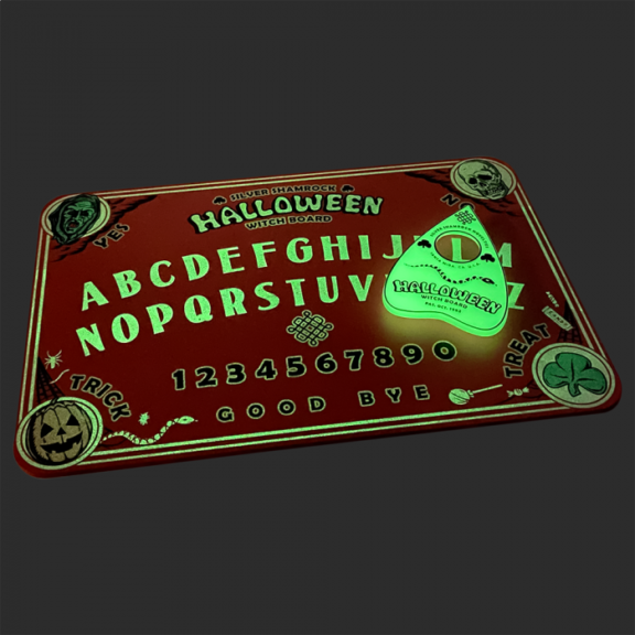 Silver Shamrock Witchboard Prop