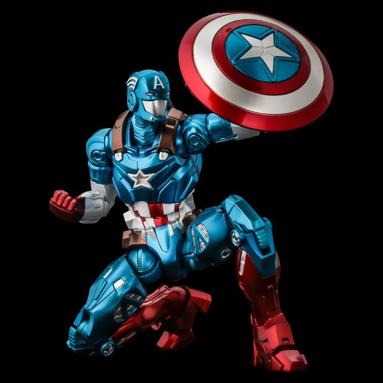 Marvel Fighting Armor Captain America Figure