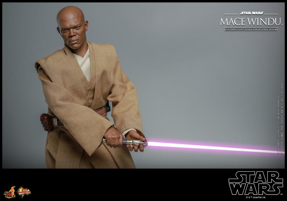 PRE-ORDER Star Wars: Attack of the Clones Mace Windu 1/6th Scale Collectible Figure