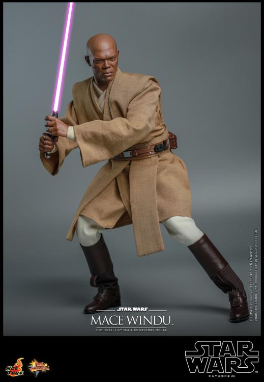 PRE-ORDER Star Wars: Attack of the Clones Mace Windu 1/6th Scale Collectible Figure